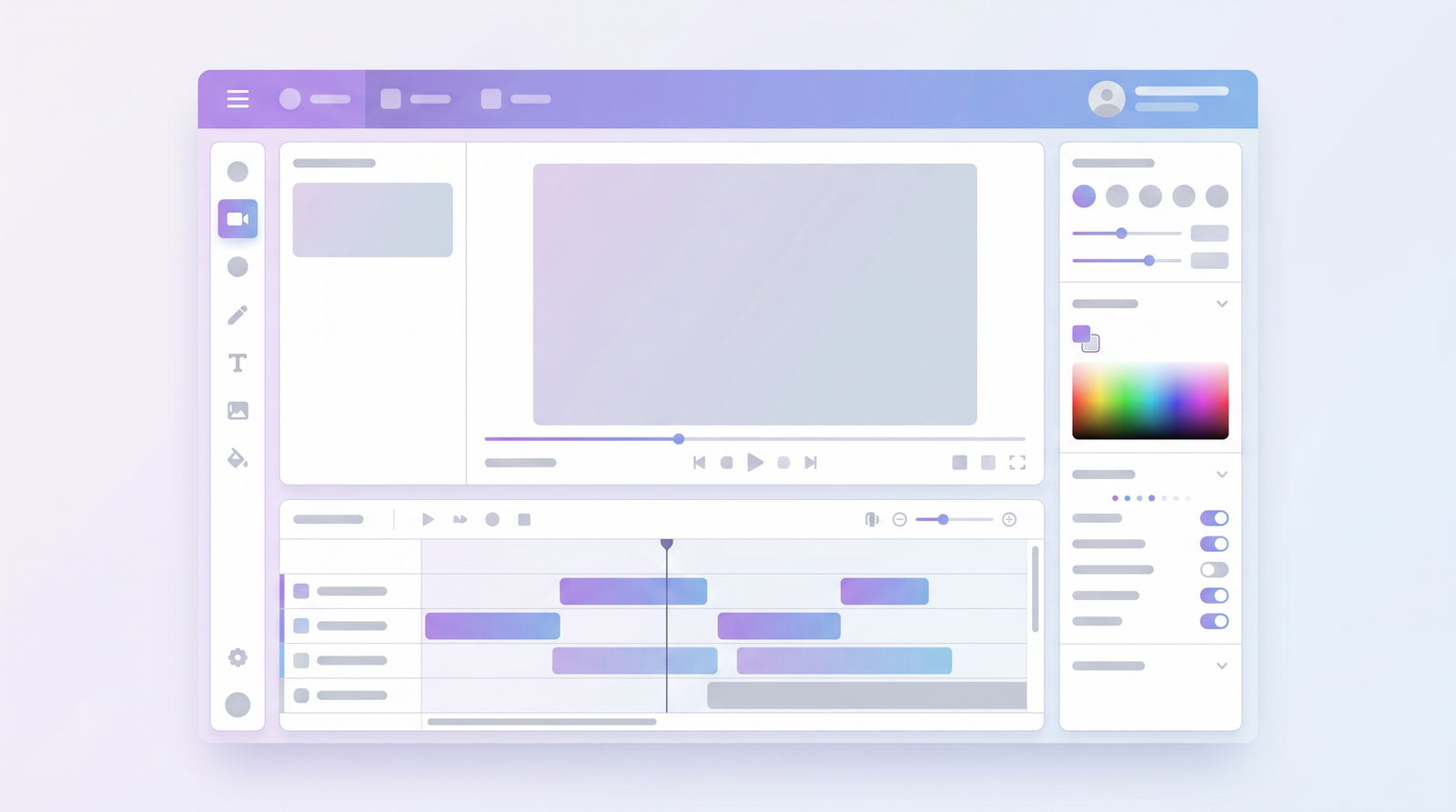 Vizard editing features